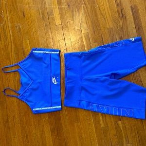 Periwinkle Nike Workout Set